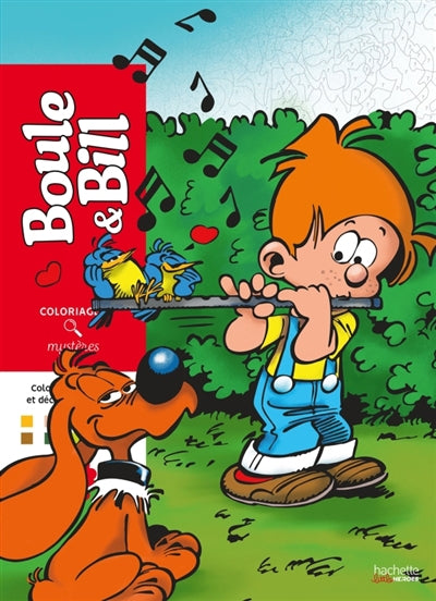 BOULE ET BILL -COLORIAGES MYSTERES