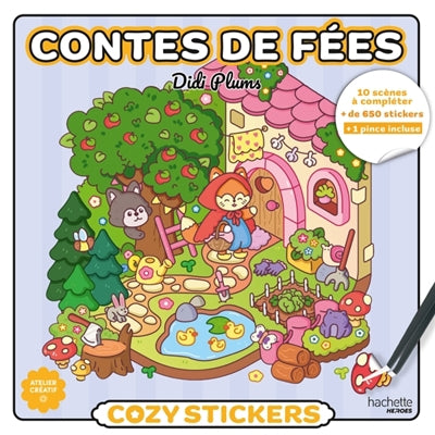 CONTES DE FEES -COZY STICKERS (+ PINCE)