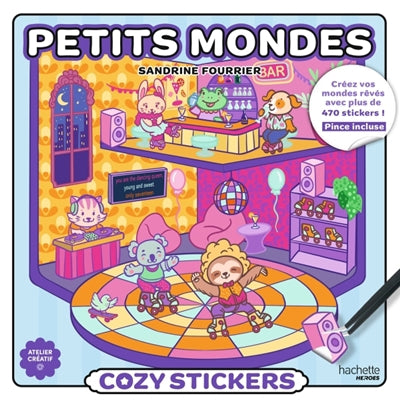 PETITS MONDES -COZY STICKERS (+ PINCE)