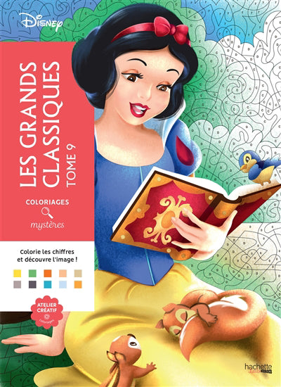 Coloriages mystères Disney - Les Grands classiques Tome 9