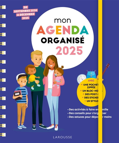 AGENDA FAMILLE ORGANISEE 2025