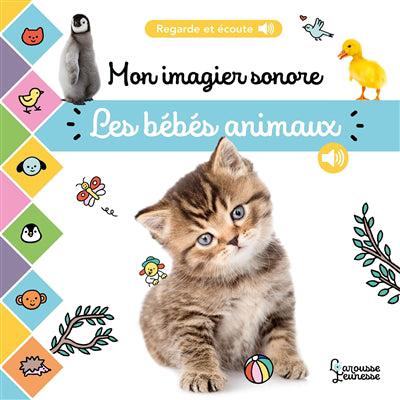 Mon imagier sonore - les bébés animaux
