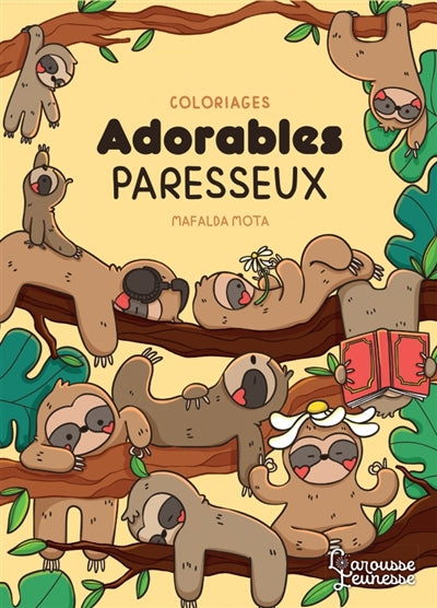 ADORABLES PARESSEUX -COLORIAGES