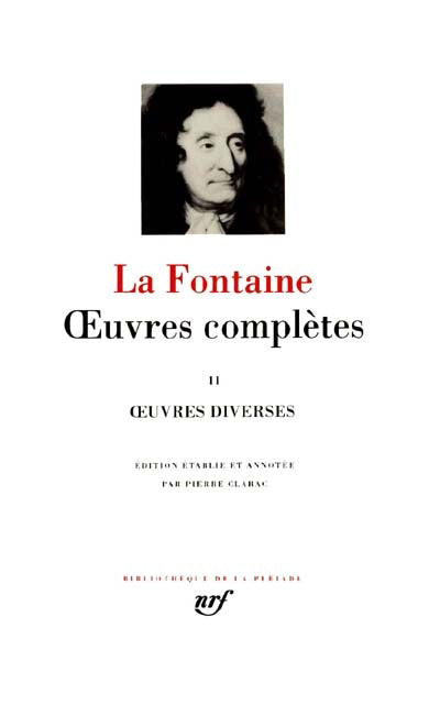 Fontaine : Oeuvres complètes, tome 2
