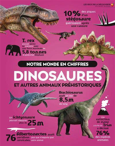NOTRE MONDE EN CHIFFRES DINOSAURES