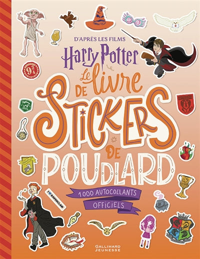 LIVRE DE STICKERS DE POUDLARD