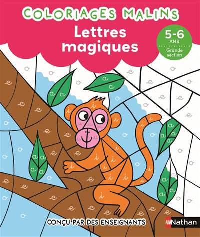 LETTRES MAGIQUES GS - COLORIAGES MALINS