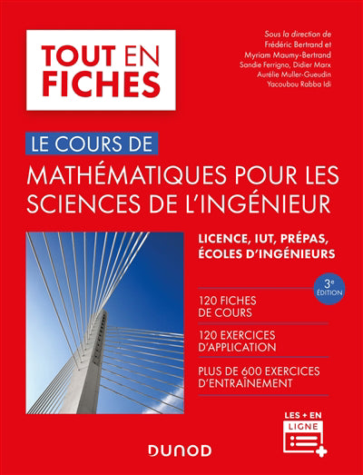 Cours de mathématiques pour les sciences de l'ingénieur