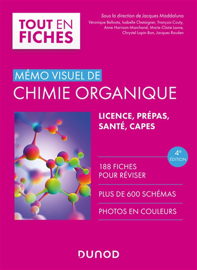 MÉMO VISUEL DE CHIMIE ORGANIQUE