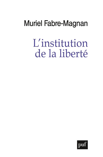 Institution de la liberté