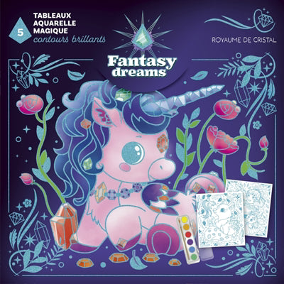 AQUARELLE MAGIQUE  ROYAUME DE CRISTAL
