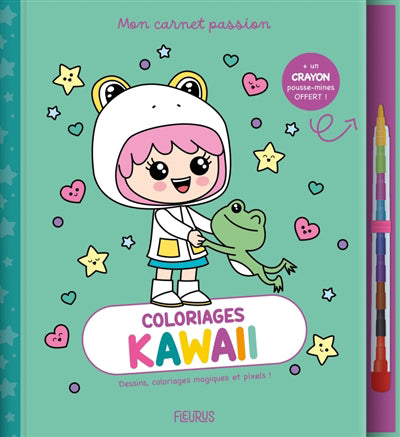 MON CARNET PASSION  COLORIAGES KAWAII