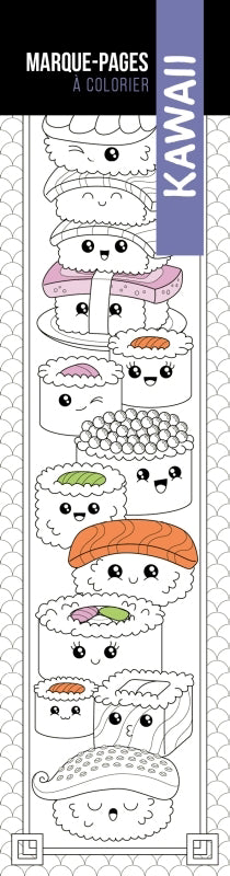 MARQUE-PAGES A COLORIER  KAWAII