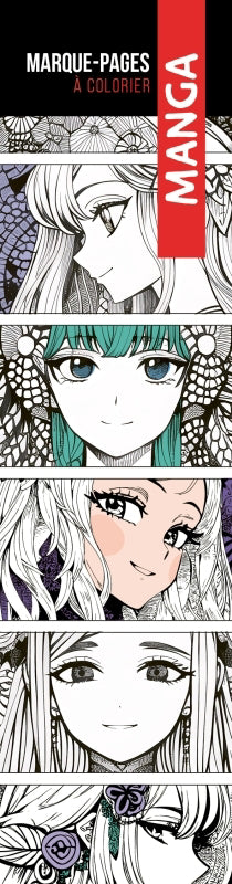 MARQUE-PAGES A COLORIER  MANGA