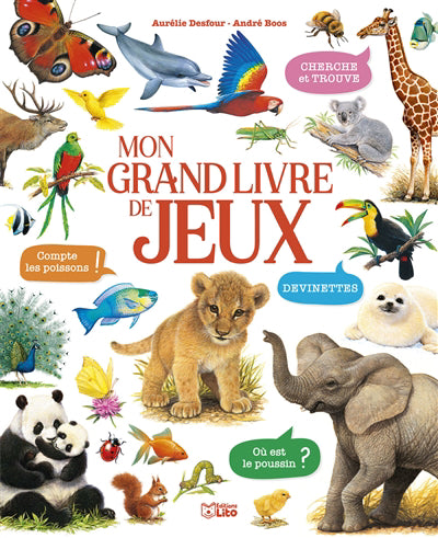 MON GRAND LIVRE DE JEUX  LES ANIMAUX