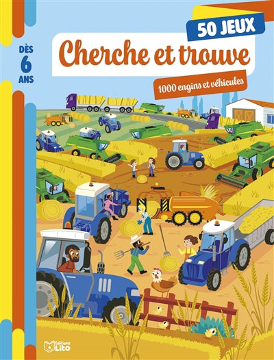 1000 ENGINS ET VEHICULES  CHERCHE ET TROUVE