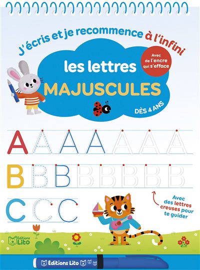 LETTRES MAJUSCULES J'ECRIS ET JE RECOMMENCE A L'INFINI