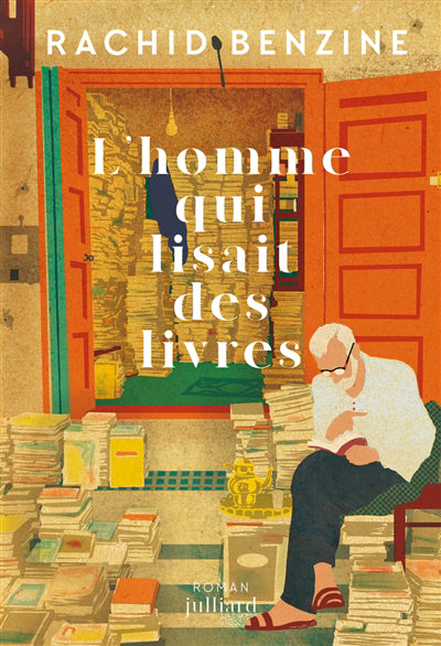 HOMME QUI LISAIT DES LIVRES