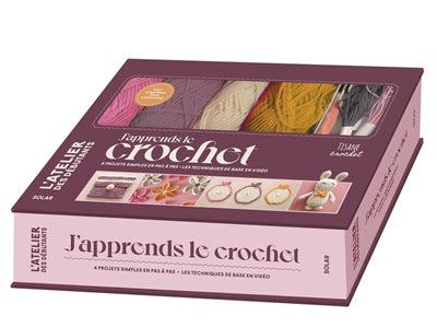 COFFRET J'APPRENDS LE CROCHET