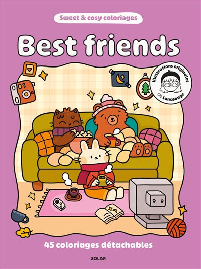 BEST FRIENDS - SWEET AND COSY COLORIAGE