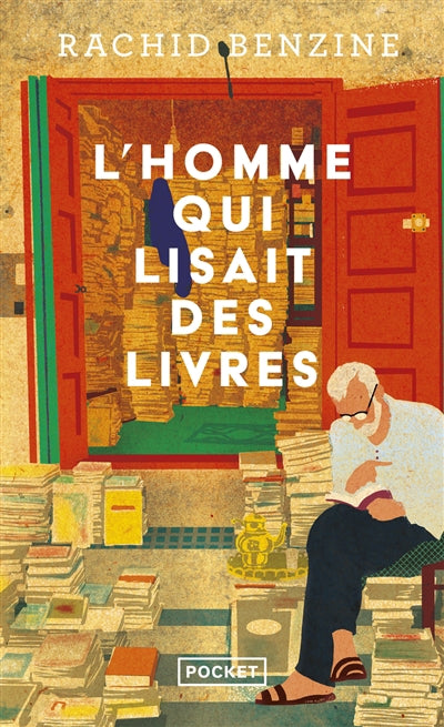HOMME QUI LISAIT DES LIVRES