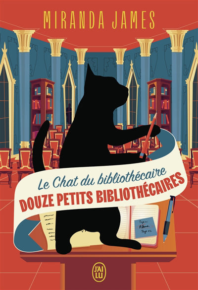 CHAT DU BIBLIOTHECAIRE T08  DOUZE PETITS BIBLIOTHECAIRES