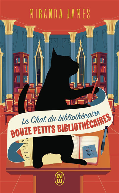 CHAT DU BIBLIOTHECAIRE T8 DOUZE PETITS BIBLIOTHECAIRES