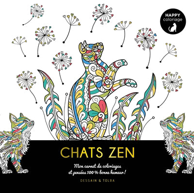 CHATS ZEN -HAPPY COLORIAGE