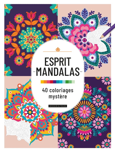 ESPRIT MANDALAS -40 COLORIAGES MYSTERE