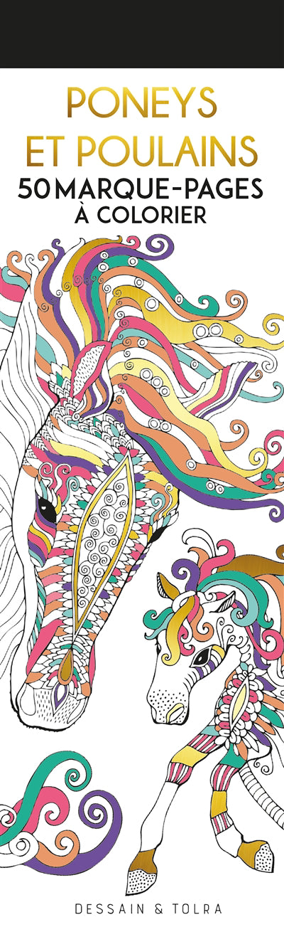PONEY ET POULAIN -50 MARQUE-PAGES..