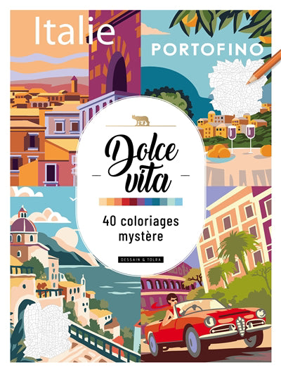 DOLCE VITA -40 COLORIAGES MYSTERE