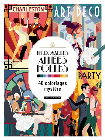 INCRO. ANNEES FOLLES -40 COLORIAGES...