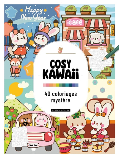 COSY KAWAII -40 COLORIAGES MYSTERE