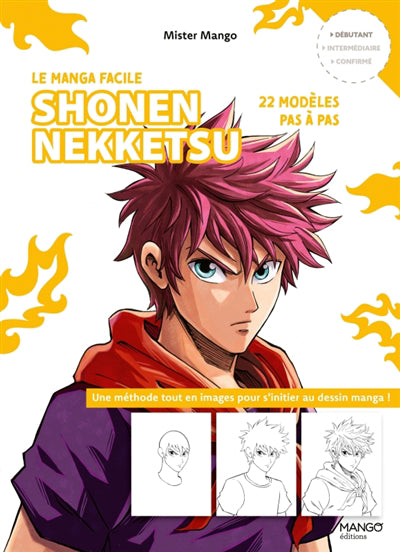 SHONEN NEKKETSU  22 MODELES PAS A PAS