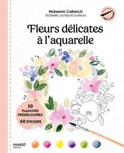 FLEURS DELICATES A L'AQUARELLE