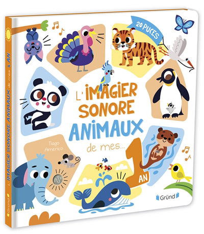 IMAGIER SONORE ANIMAUX DE MES 1 AN