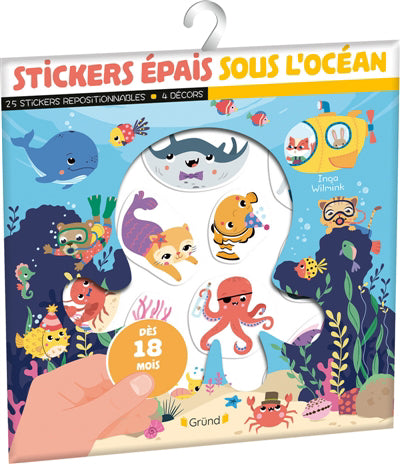 STICKERS EPAIS :SOUS L'OCEAN
