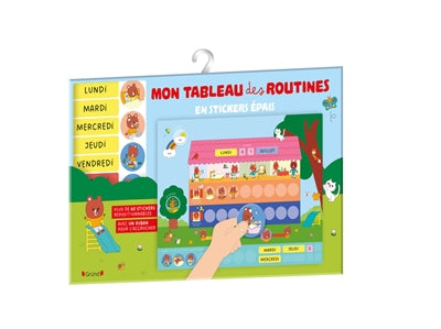 STICKERS EPAIS     MON TABLEAU DES ROUTINES
