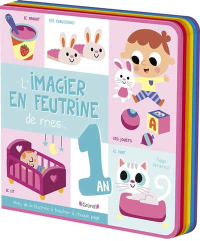 IMAGIER EN FEUTRINE DE MES 1 AN
