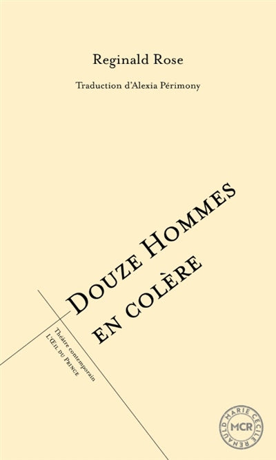 DOUZE HOMMES EN COLÈRE
