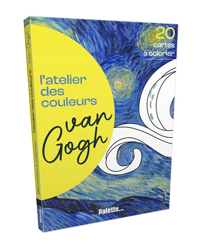 VAN GOGH  20 CARTES A COLORIER