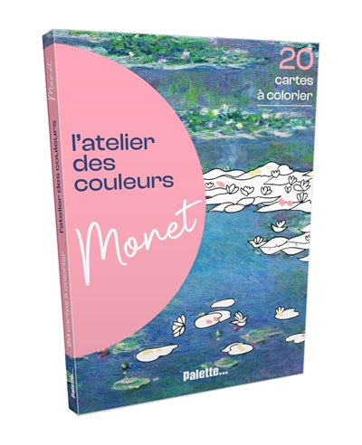 MONET  20 CARTES A COLORIER