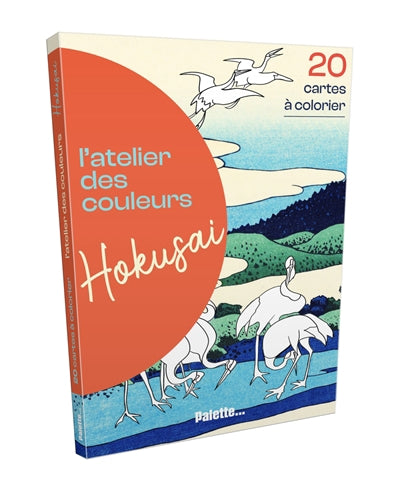 HOKUSAI  20 CARTES A COLORIER