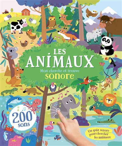 MON CHERCHE ET TROUVE SONORE  LES ANIMAUX