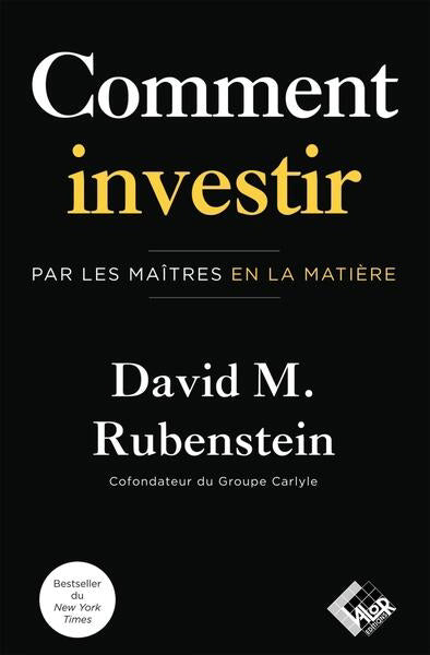 LECONS D'INVESTISSEMENT : MAITRES DE L'ART