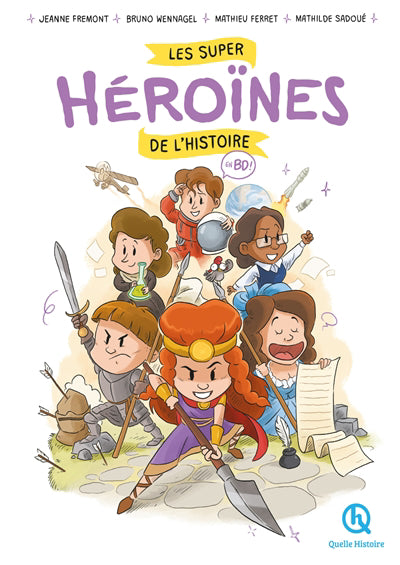 SUPER HEROINES DE L'HIST. EN BD