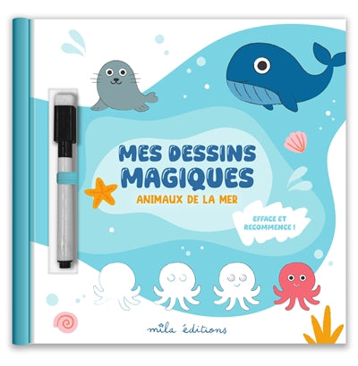 MES DESSINS MAGIQUES  ANIMAUX DE LA MER