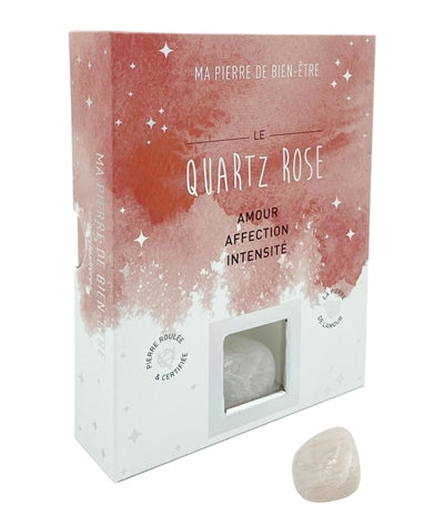 MA PIERRE DE BIEN-ETRE - LE QUARTZ ROSE (COFFRET)