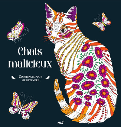 CHATS MALICIEUX  COLORIAGES POUR ME DETENDRE