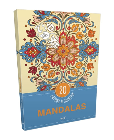 MANDALAS  20 CARTES A COLORIER